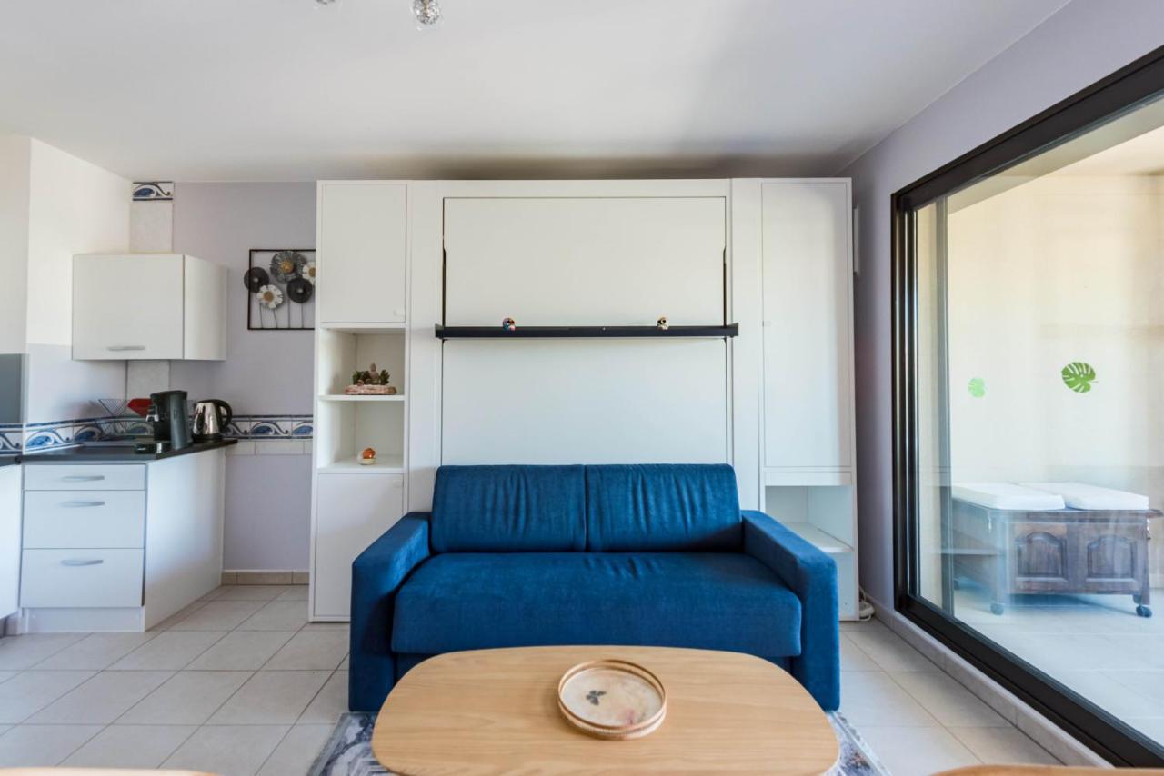 Beau Studio Veranda A Deux Pas De La Mer - Parking Inclus Juan-les-Pins Eksteriør billede